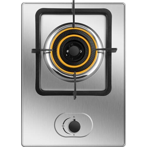 Built-in single-burner, dual-use gas stove, natural gas liquefied gas stove, desktop fire-concentrating stove, stainless steel