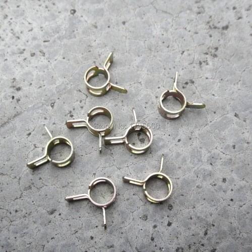 1000x (8mm) Spring Car Oil Water Hose Pipe Tube Clamp Fastener air hose tube fuel pipe Etc Universal