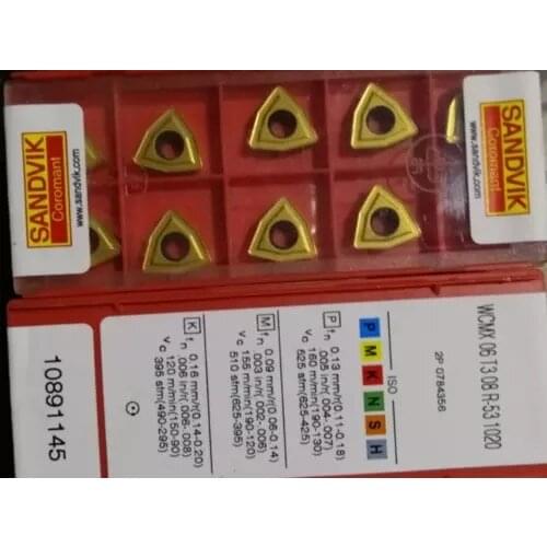 10PCS CARBIDE INSERT WCMX 06T308R-53 1020