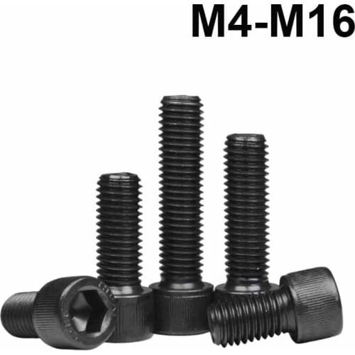 12.9 Grade Reverse Thread Screws Left Hand Tooth Hex Hexagon Socket Cap Screw Cup Head Allen Bolts M4 M5 M6 M8 M10 M12 M16