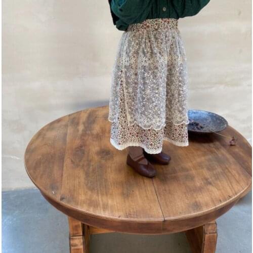 2021 Wholesale New Girls Printed Skirt Autumn Cotton Fashion Girls Skirts 1-7 years MY61