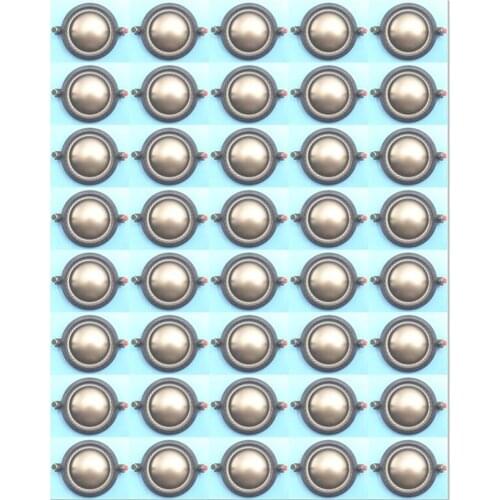 40pc PURE Aluminum Flat wire Replacement Diaphragm for B&C DE900 DE910, DE950, DE60, DE63 Driver Pillar center distance 110mm