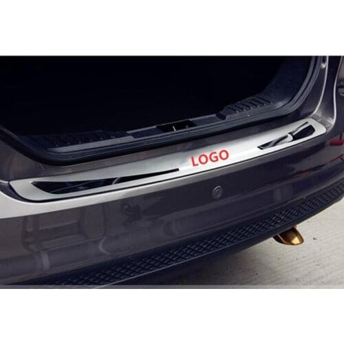 Car accessories Stainless Steel Rear Bumper Protector Sill Trunk Rear guard Tread Plate for 2012 -2017 Ford Focus Car styling