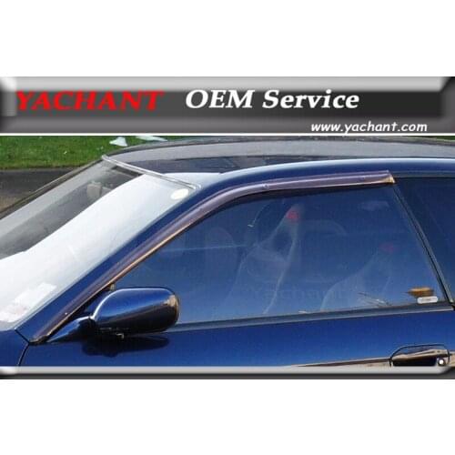 Car Accessory Car Styling FRP Fiber Glass Wind Deflector 2 Pcs Fit For 1989-1994 Skyline R32 GTS GTR Wind Deflector