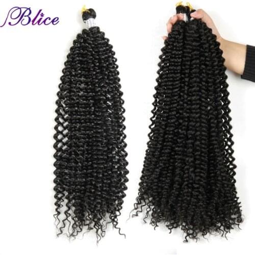 Blice 28inch Synthetic Braid Hair Extension Long Freetress Crochet Latch Hair Pure Color Afro Kinky Bulk Hair Three Piece Deal