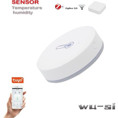 Zigbee Tuya Temperature Humidity Sensor Smart Home Alarm System Device