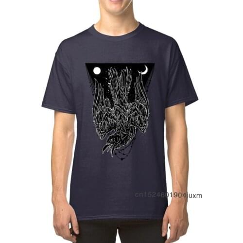 Morrigan Crazy T-shirts for Men Lovecraft Cthulhu Tops Cotton Halloween Day Tees Design T Shirts Short Sleeve Slim Fit Clothes