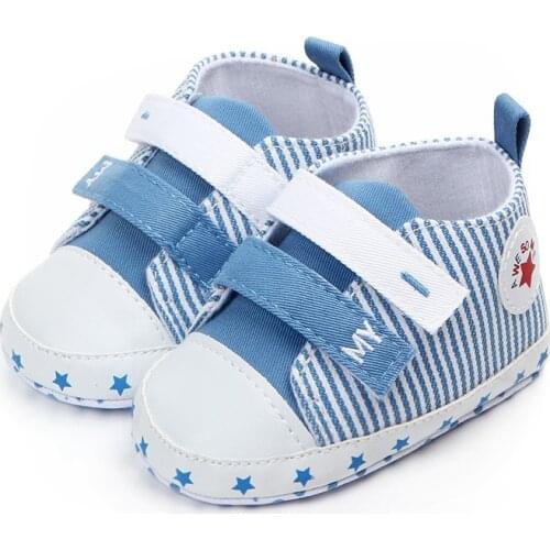 New Canvas Classic Sports Sneakers Newborn Baby Boys Girls First Walkers Shoes Infant Toddler Soft Sole Anti-slip Baby Shoes