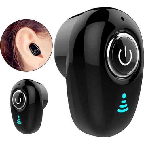 Mini Bluetooth Earphone Wireless In-Ear Headphone S650 Stereo Bass Sport Bluetooth Earbuds Handsfree With Mic For Mobile Phone