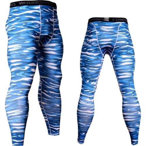 Mens Compression Pants Running Baselayer Cool Dry Sports Tights