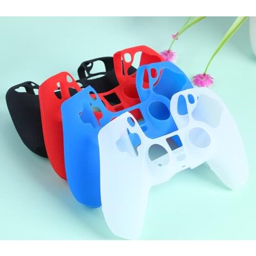 DualSense Skin Leather Texture Soft Silicone Protection Case Cover for PlayStation 5 PS5 Wireless Controller For PS5 Accessory