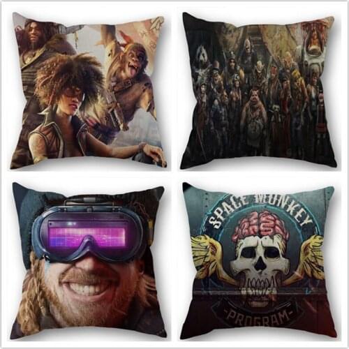 New Arrival Beyond Good and Evil Cotton Linen Square Zippered Pillow Cover For Office Family Customize Your Picture 45*45cm DIY