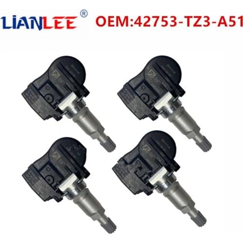 NEW-4Pcs TPMS Tire Pressure Monitor Sensor for Honda Acura ILX MDX RDX TLX 42753-TZ3-A51