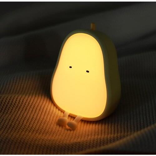 Yali night light new product cute bedroom baby eye protection rechargeable sleeping bedside lamp creative sleep lamp