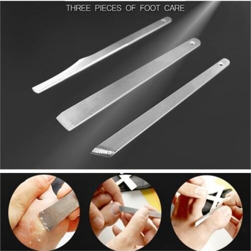 1Pcs New Stainless Steel Toe Pedicure Knife Tools Ingrown Cuticle Tools Dead Skin Corn Removers Nail Foot Care Tool Foot Rasp