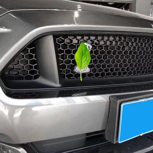Car Racing Grills Modification Replacement Parts Snake Logo Exterior for Ford Mustang 2015 2016 2017 Shelby Accessories