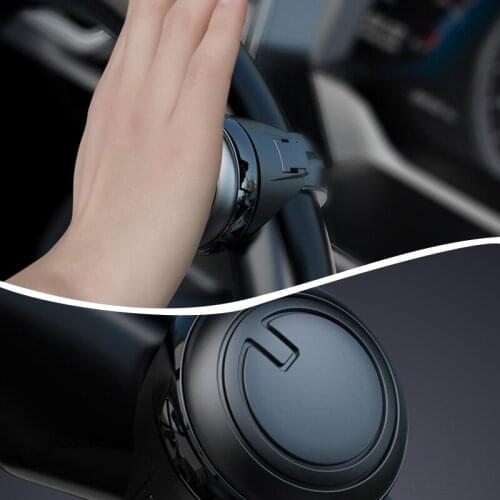 360° Car Steering Wheel Booster Ball Black Auto Parts Accessories Steering Wheel Control Car Truck Steering Power Handle