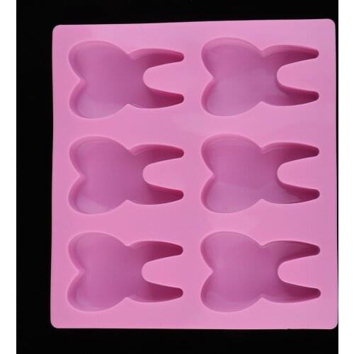 DIY Tooth Shape Silicone Mold Resin Casting Fondant Mould Cake Modeling Tool