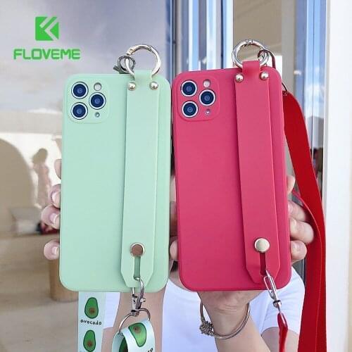 Crossbody Lanyard Silicone Case For iPhone 12 11 Pro Max XS Max 12 Mini XR X 7 8 Plus SE 2020 Shockproof Protection Cover Case