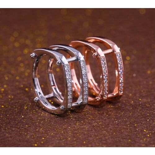 JK Geometric Punk Stylish Accessories Gadget Finger Rings three color Available With Zircon Stone Hollow Design Jewelry
