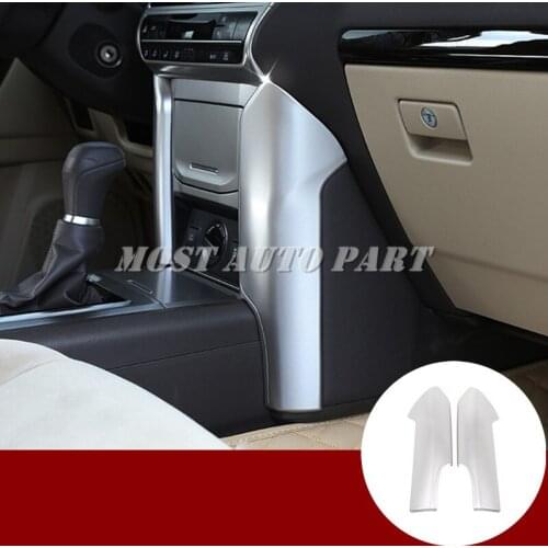 Interior Centre Console Frame Trim Cover 2pcs For Toyota Prado FJ150 2018-2019 Car accesories interior Car decoration