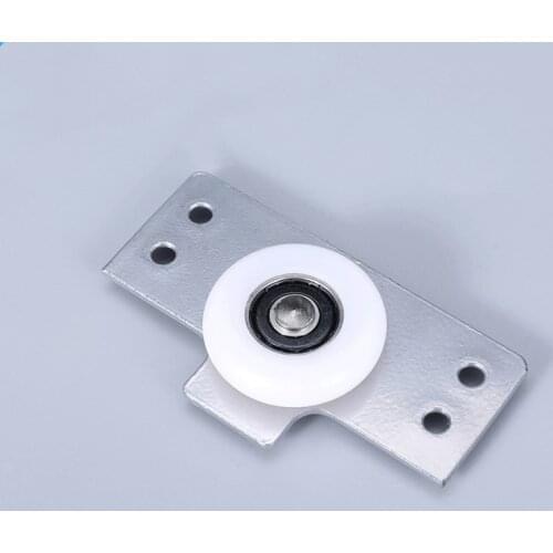 1Set Cabinet Furniture Sliding Door Adjustable Rollers Wardrobe Door Pulley Home Hardware Doors And Windows Accessories