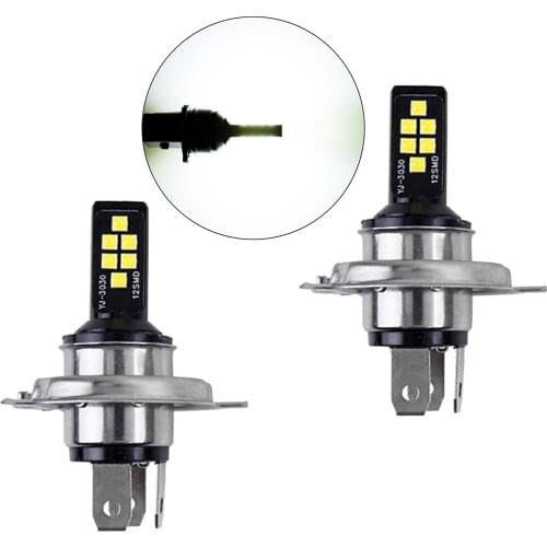 1 Pair Motorcycle LED Headlight Bulbs, 360-degree LED Headlamp Bulbs, White Extremely Bright Conversion Kit