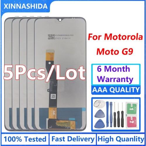 5PCS/LOT LCD For Motorola Moto G9 Lcd Screen Display Touch Digitizer Assembly For Moto G9 LCD