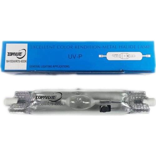 Free Shipping flood light /clothing store 136mm 8000h 150W 3000k/4000k/5000k Metal Halide Lamp MH150W R7S light