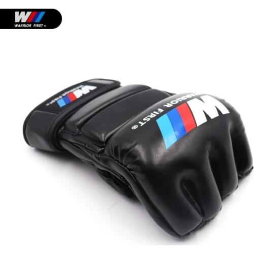 L/XL Size Gym Cool MMA Muay Thai Training Punching Bag Half Mitts Sparring Boxing Gloves PU Material