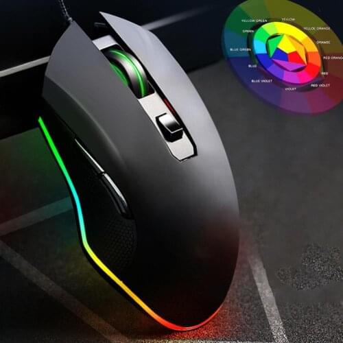 Pubg Gamer Mouse LED USB Non-slip 6 Buttons Wired Mice RGB Gaming Mouse for Computer Laptop