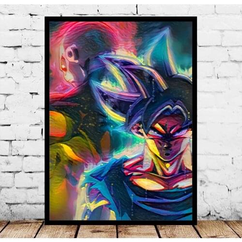 Goku vs Jiren Gray Hisoka Historia Hohenheim Ichigo Itachi Jalter Kamina Kaneki Kaneki and Touka Ken Japan Anime Poster No Frame
