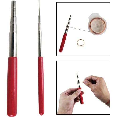 2pcs Wire Looping Tool Mandrel Jewelry Wire Wrapping Jump Ring Forming Molding Winding Sticks Wrapping Coil Jig Tool Set
