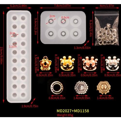 TC181 Crystal Glue Spherical Bracelet Mould Handmade Epoxy Resin Kit Jewelry Accessories Sieraden Maken