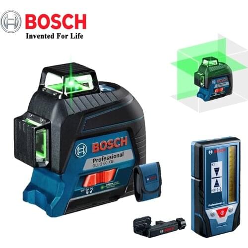 Bosch Professional Laser Level GLL3-60XG Green 12-Line Laser Level Self leveling Projection Line For Home Decoration Or Outdoor