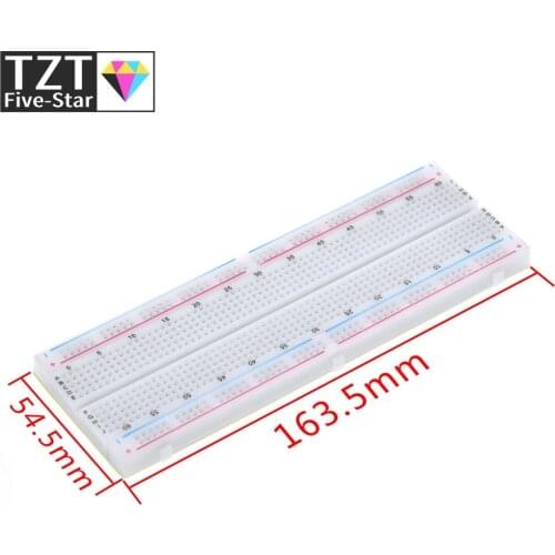 TZT Breadboard 830 Point PCB Board MB-102 MB102 Test Develop DIY kit nodemcu raspberri pi 2 lcd High Frequency