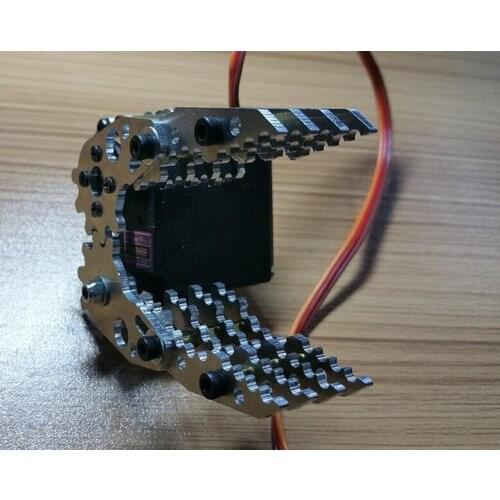 Metal Robotic Claw Gripper Paw For Robot Mechanical Arm Compatible With MG996R Servo To DIY Robotic Model Teaching Project