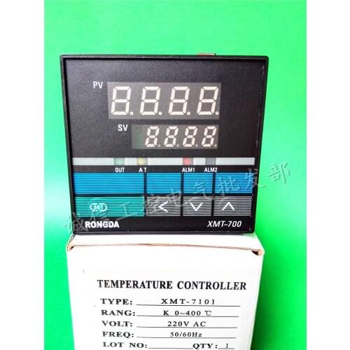 Genuine Rongda intelligent thermostat temperature control instrument XMTC-7101 relay K type 400 degrees new original