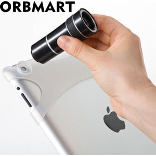 ORBMART New Arrival 10X Optical Zoom Telescope Camera Lens With Mini Tripod For iPad 2 3 The New iPad