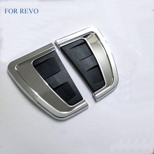 Fit for 2016 hilux revo accessories chrome decorative trim hood for wheel arch fit for hilux 2016+decorative parts