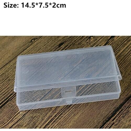 Large Capacity Transparent Plastic Cosmetics Storage Box Jewelry Earring Bead Screw Holder Case Paper Money Banknote Container
