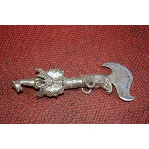 Collectable Ming Dynasty Silver Buddha Adder,Three Buddha,Free Shipping