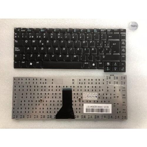 SP Spanish Keyboard For Samsung P28 P29 Laptop Black Keyboard SP layout