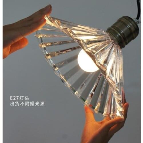 Vintage Pendant Lights clear Glass Pendant Lamps Loft Industrial Hang lamp Colgante Modern Lustre E27 LED bulb Pendent for coffe
