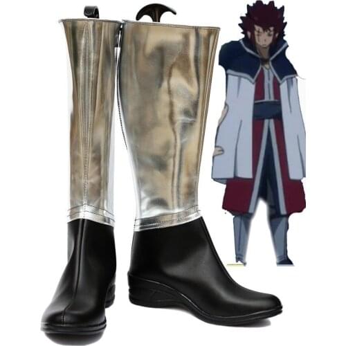 Poison Dragon Slayer Erik Shoes Cosplay Fairy Tail Cobra Cosplay Boots Shoes Custom Made Unisex Any Size