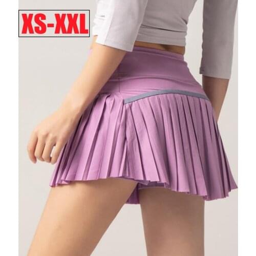 Cloud Hide Women Sports Tennis Skirts Golf Skirt Fitness Shorts High Waist Athletic Running Short Quick Dry Sport Skort Pocket