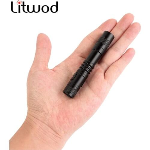 Z20 Pen Light Portable Mini LED Flashlight Torch XM-L Q5 Flash Light XP-2 1000LM Hunting Camping Lamp By AAA battery