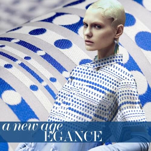 Dot jacquard organza dress fabric fabrics perspective wholesale high quality cloth