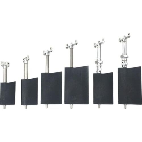 1pc Full Invasion Rudder Nylon Strength 304 Stainless Steel Shaft Sleeve Tube 6061 Aluminum Rocker for RC Model Nest Boat USV