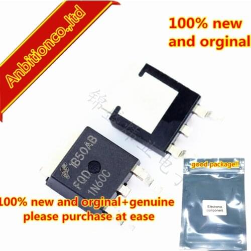 10pcs 100% new and orginal FQD1N60C 1N60 TO-252 1A 600V 600V N-Channel MOSFET in stock